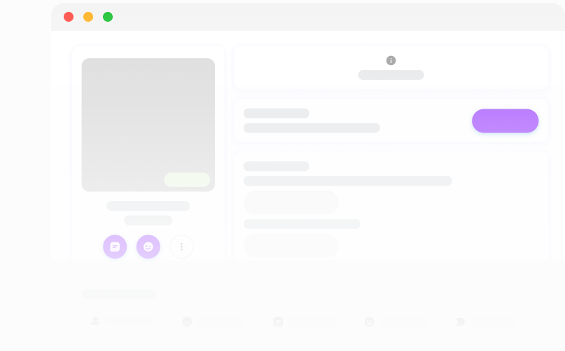 Social network platform interface preview